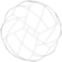 Wireframe Shape Geometric Volley Ball - Thumbnail 10