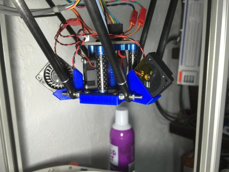 Rostock Max Effector Platform - Fan Shroud Combo