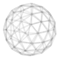 Wireframe Shape Pentakis Snub Dodecahedron - Thumbnail 10