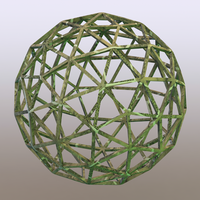 Wireframe Shape Pentakis Snub Dodecahedron - Thumbnail 11