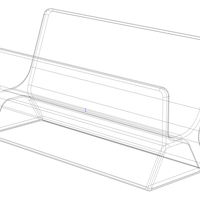 Plastic Card Holder Stand - Thumbnail 1