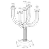 Hexagonal Candle Tree Holders - Thumbnail 1