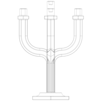 Hexagonal Candle Tree Holders - Thumbnail 8