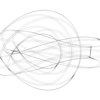 Wireframe Shape Hexagonal Trefoil Knot - Thumbnail 2