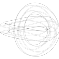 Wireframe Shape Hexagonal Trefoil Knot - Thumbnail 9