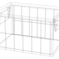 Stackable Storage Bin Capacity 2 Litres - Thumbnail 1