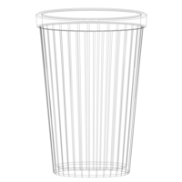 Faceted Plastic Mug - Thumbnail 6