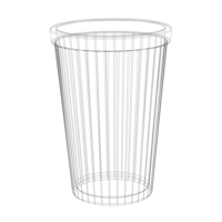Faceted Plastic Mug - Thumbnail 7