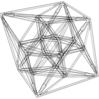 Wireframe Shape Geometric 24-Cell - Thumbnail 1