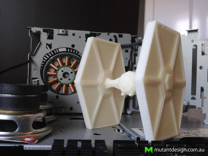 Low Poly Tie Fighter - Star Wars 3D Print 54363