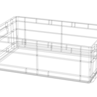Stackable Storage Box Capacity 40 Liters - Thumbnail 3