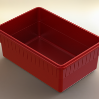 Small Stackable Storage Box Capacity 1 Liter 3D Printing 543677