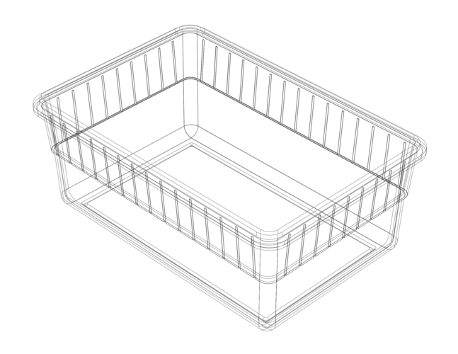 Stackable Storage Box Capacity 1 Liter 3D Print 543680