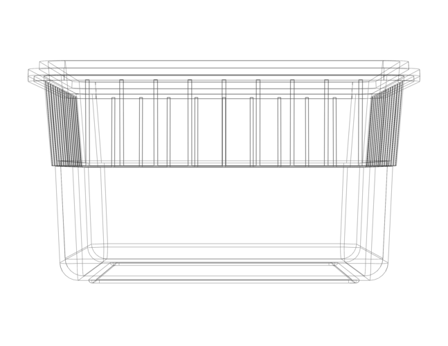 Stackable Storage Box Capacity 1 Liter 3D Print 543686