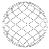 Wireframe Shape Geo Complex Twisted Sphere - Thumbnail 11