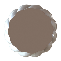 White Plastic Decorative Vase - Thumbnail 3