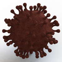 Virus Shaped Stress Ball 5 Inch - Thumbnail 1