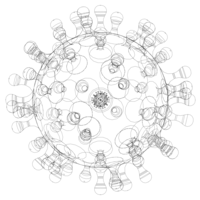 Virus Shaped Stress Ball 5 Inch - Thumbnail 7