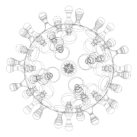 Virus Shaped Stress Ball 5 Inch - Thumbnail 8