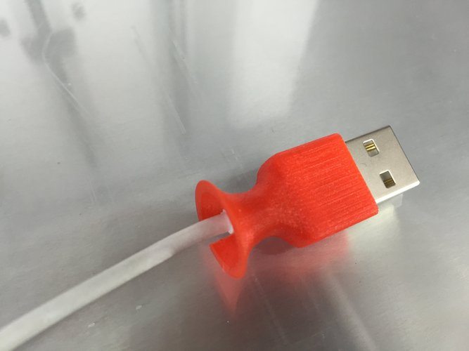 Apple USB-Connector Anti-Bending Thing 3D Print 54373