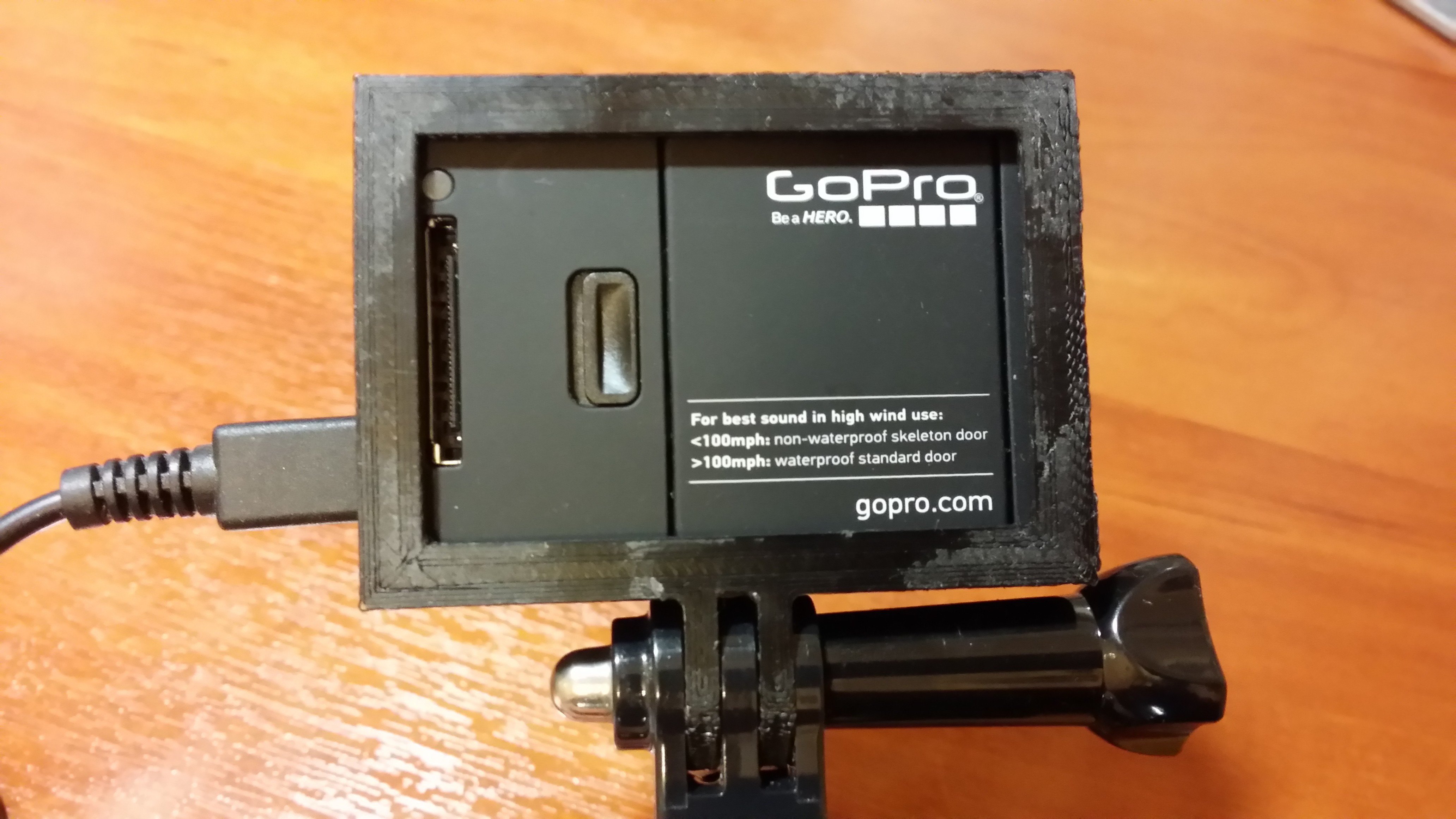 3d Printed Gopro Open Case By Pyroman Pinshape
