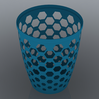 Small Multi-Purpose Round Basket 25 cm Width 3D Printing 543777