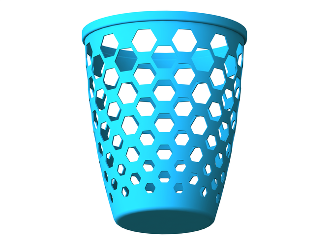 Multi-Purpose Round Basket 25 cm Width 3D Print 543778