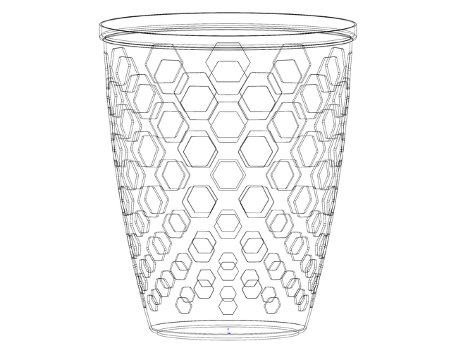 Multi-Purpose Round Basket 25 cm Width 3D Print 543784