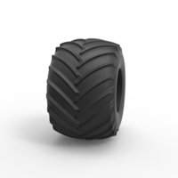 Monster Jam tire 32 Scale 1:25 - Thumbnail 3