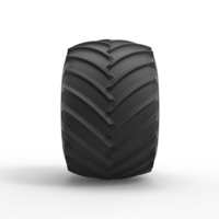 Monster Jam tire 32 Scale 1:25 - Thumbnail 4
