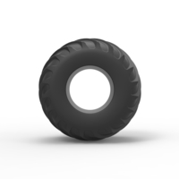 Monster Jam tire 32 Scale 1:25 - Thumbnail 5