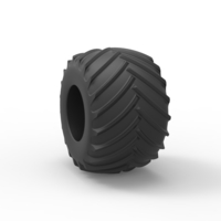 Monster Jam tire 32 Scale 1:25 - Thumbnail 8