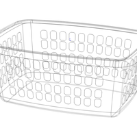 Multi-Purpose Home Storage Basket 65CM Width - Thumbnail 1