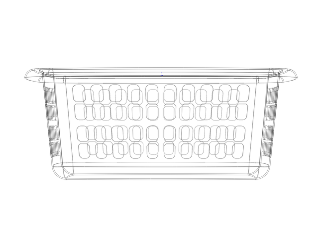 Multi-Purpose Home Storage Basket 65CM Width 3D Print 543847