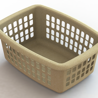 Small Multi-Purpose Home Storage Basket 65CM Width 3D Printing 543852