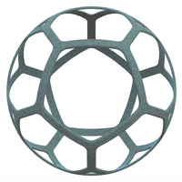 Wireframe Shape Geometric Simple Ball - Thumbnail 2