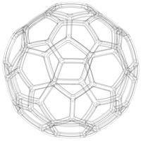 Wireframe Shape Geometric Soccer Ball - Thumbnail 3