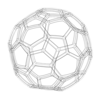 Wireframe Shape Geometric Soccer Ball - Thumbnail 5