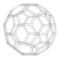 Wireframe Shape Geometric Soccer Ball - Thumbnail 9