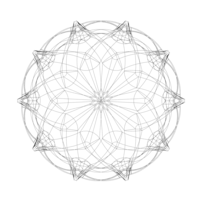 Wireframe Shape Geometric Leaf Ball - Thumbnail 6