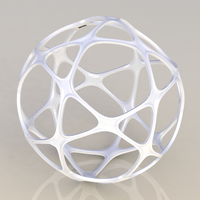 Small Wireframe Shape Geometric Sports Ball 3D Printing 543914