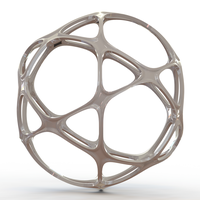 Wireframe Shape Geometric Sports Ball - Thumbnail 2