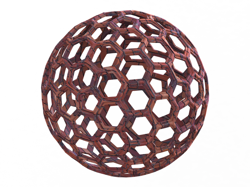 Wireframe Shape Geometric Honeycomb Sphere