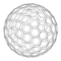 Wireframe Shape Geometric Honeycomb Sphere - Thumbnail 4