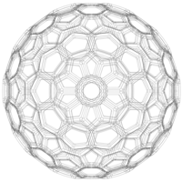 Wireframe Shape Geometric Honeycomb Sphere - Thumbnail 6