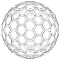 Wireframe Shape Geometric Honeycomb Sphere - Thumbnail 10