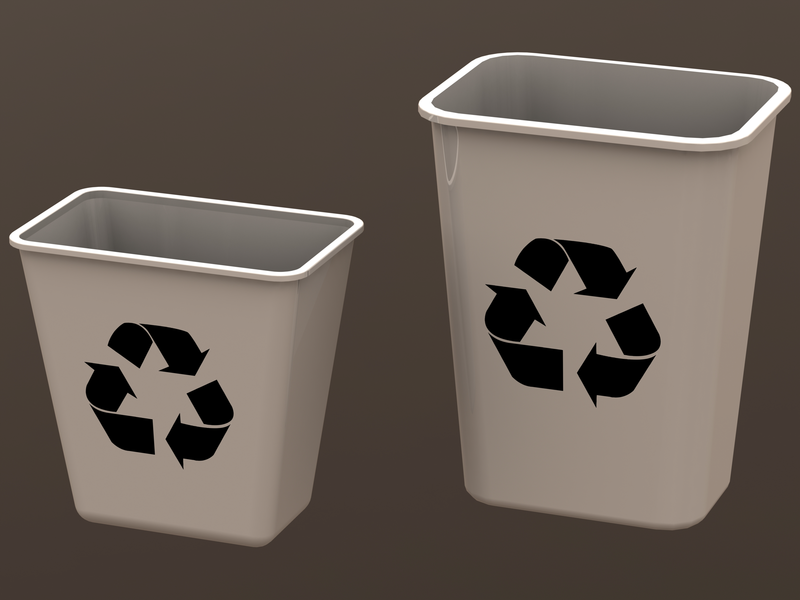 PE Waste Bin