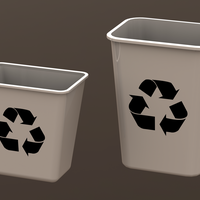 PE Waste Bin - Thumbnail 1