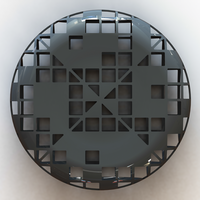 Grey Circular Shape Bench - Thumbnail 2