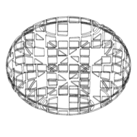 Grey Circular Shape Bench - Thumbnail 9